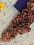 Handwoven Handcrafted Ikath Kalamkari Kurta Dupatta Set
