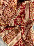 Handwoven Handcrafted Mangalagiri Kalamkari Kurta Dupatta Set