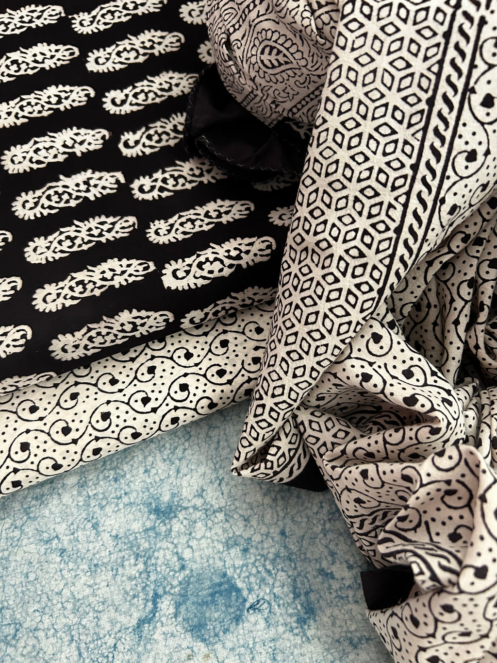 Natural Dyed Bagh Block Print Cotton Suit