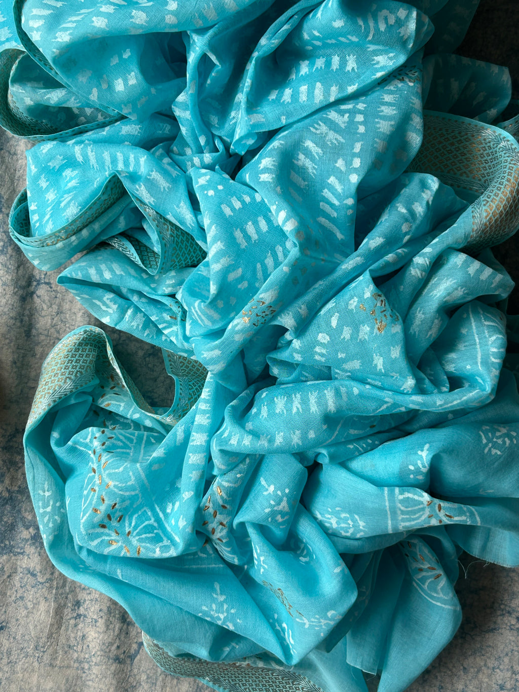 Handblock Azo-free Dye Cotton Suit Set