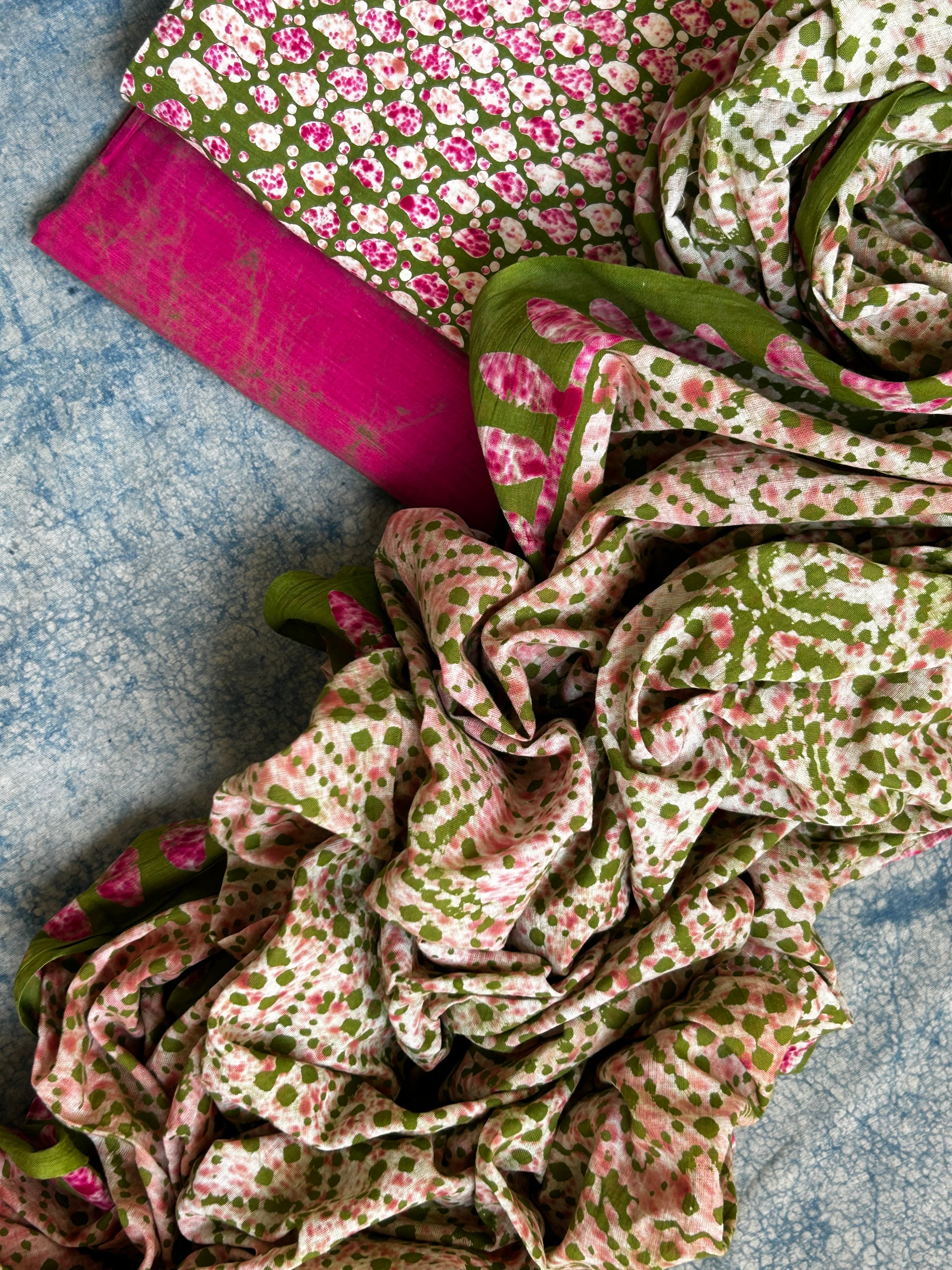 Handblock Batik Cotton Suit