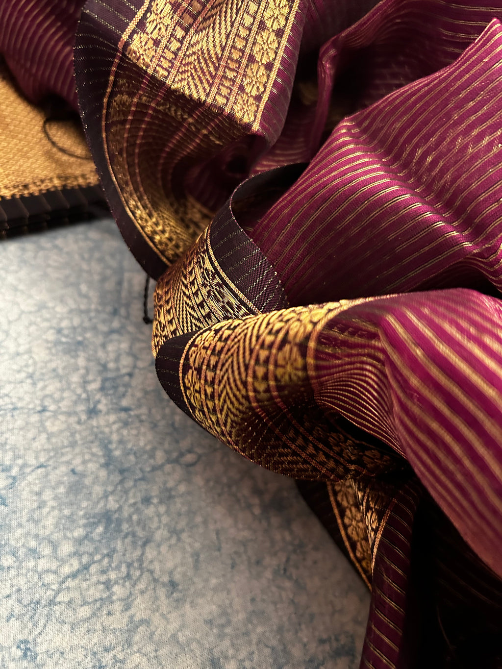 Handwoven Maheshwari Kurta Dupatta Set