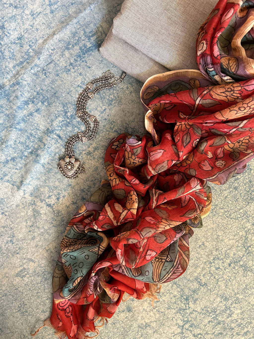 Handwoven Handcrafted Kalamkari Set