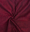 Handwoven Fabric - Deep Maroon (1m)