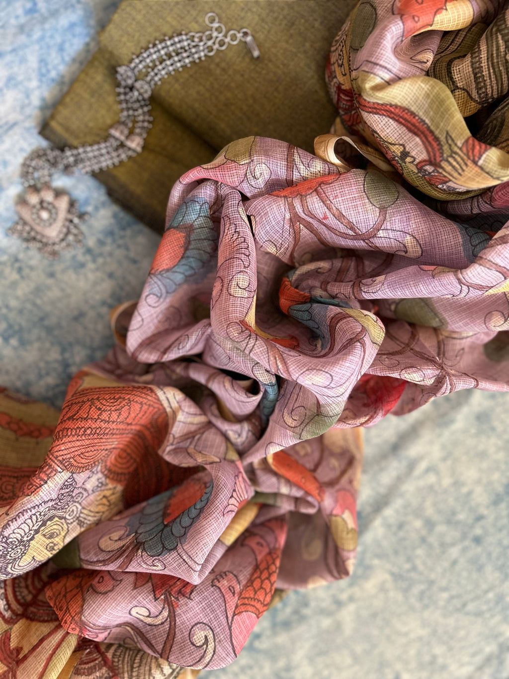 Handwoven Handcrafted Kalamkari Set