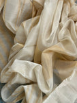 Handwoven Maheshwari Kurta Dupatta Set -Ivory & Gold