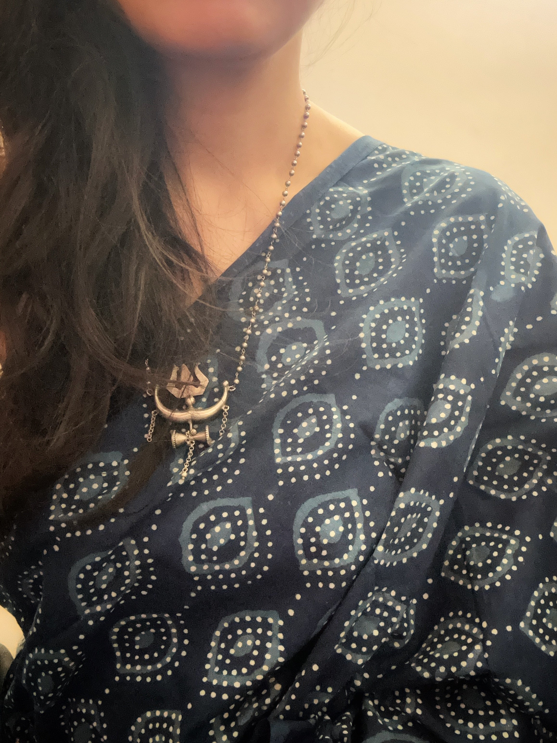 Handblock Daboo Print 2.5m Cotton Fabric