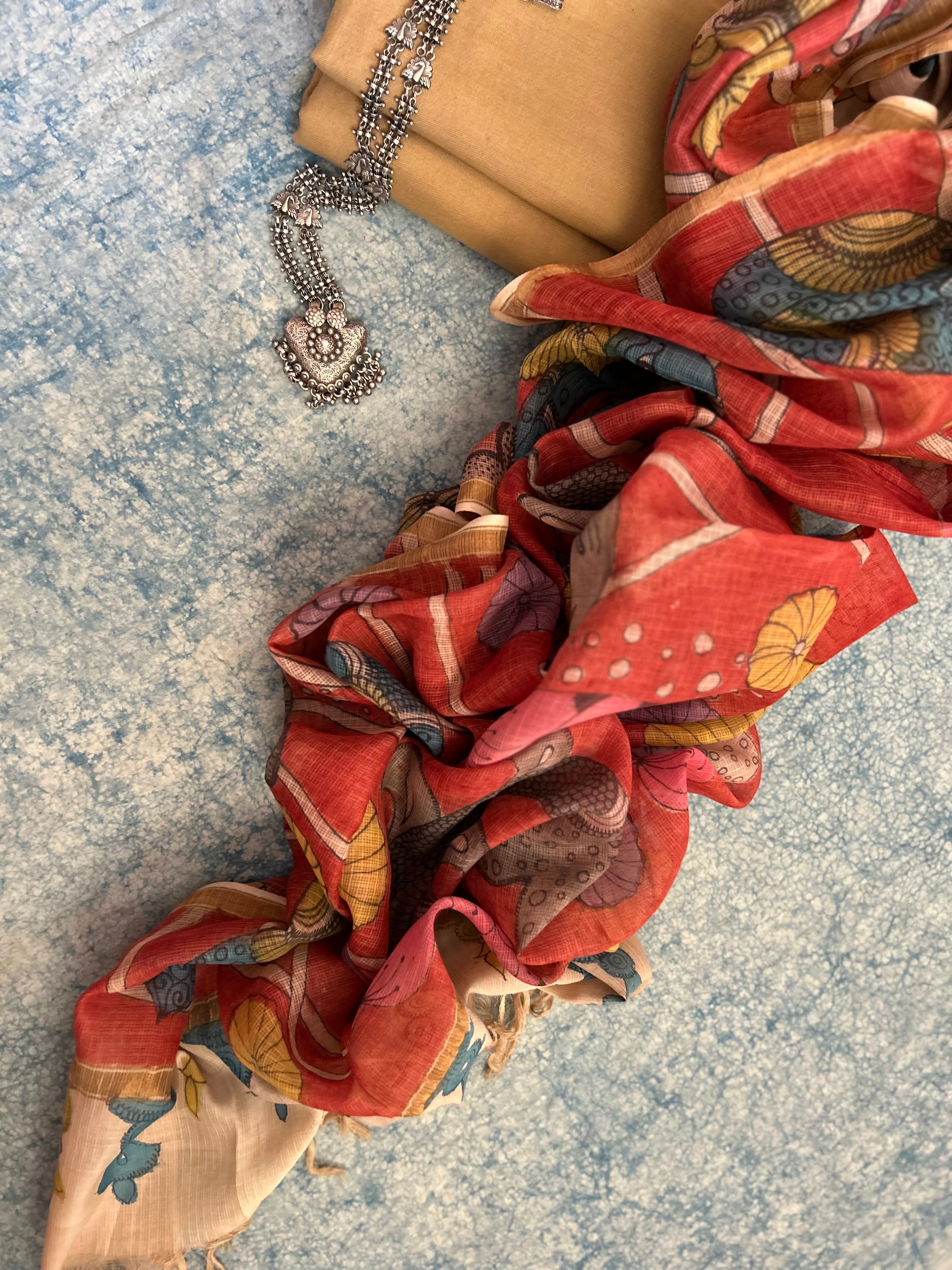 Handwoven Handcrafted Kalamkari Set