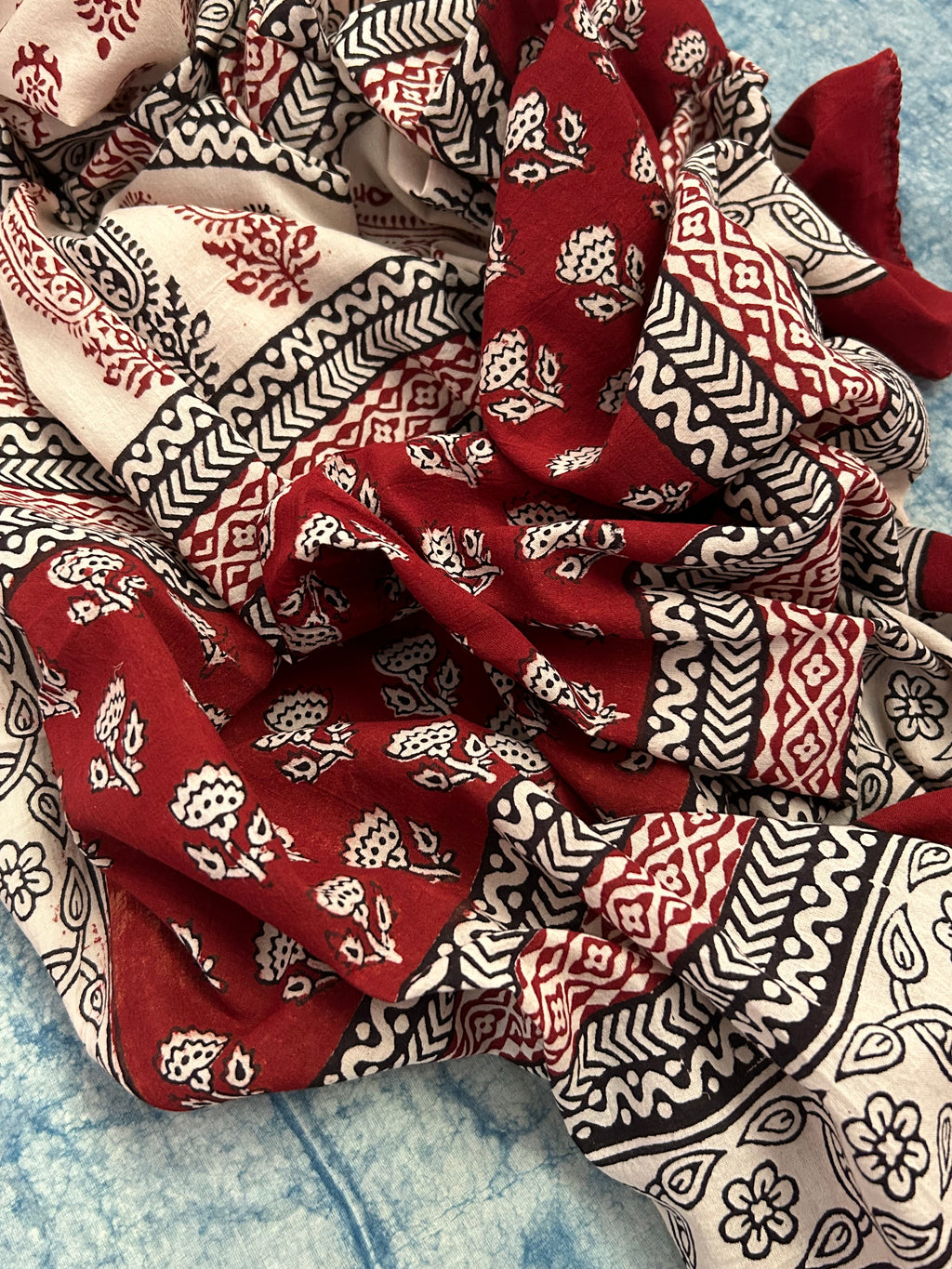 Natural Dyed Bagh Block Print Cotton Suit