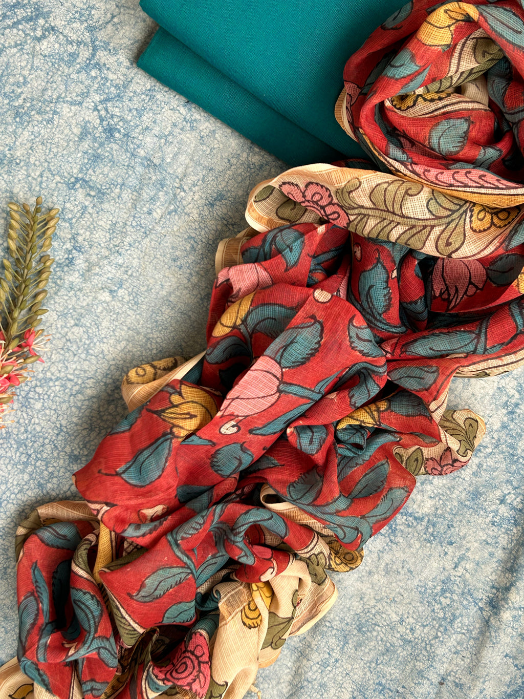 Handwoven Handcrafted Kalamkari Set