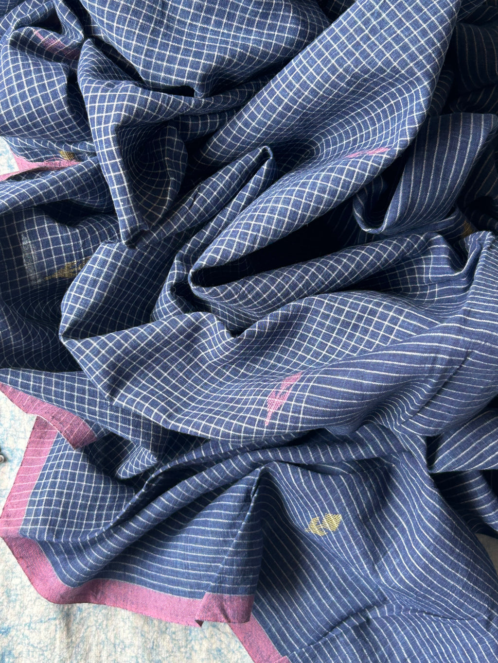 Meghna - Handwoven Bengal Jamdani Kurta Dupatta set