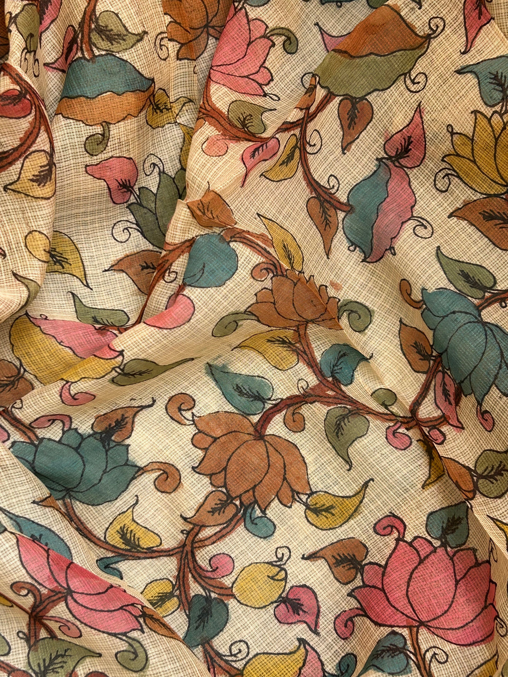 Handwoven Handpainted Kalamkari Set