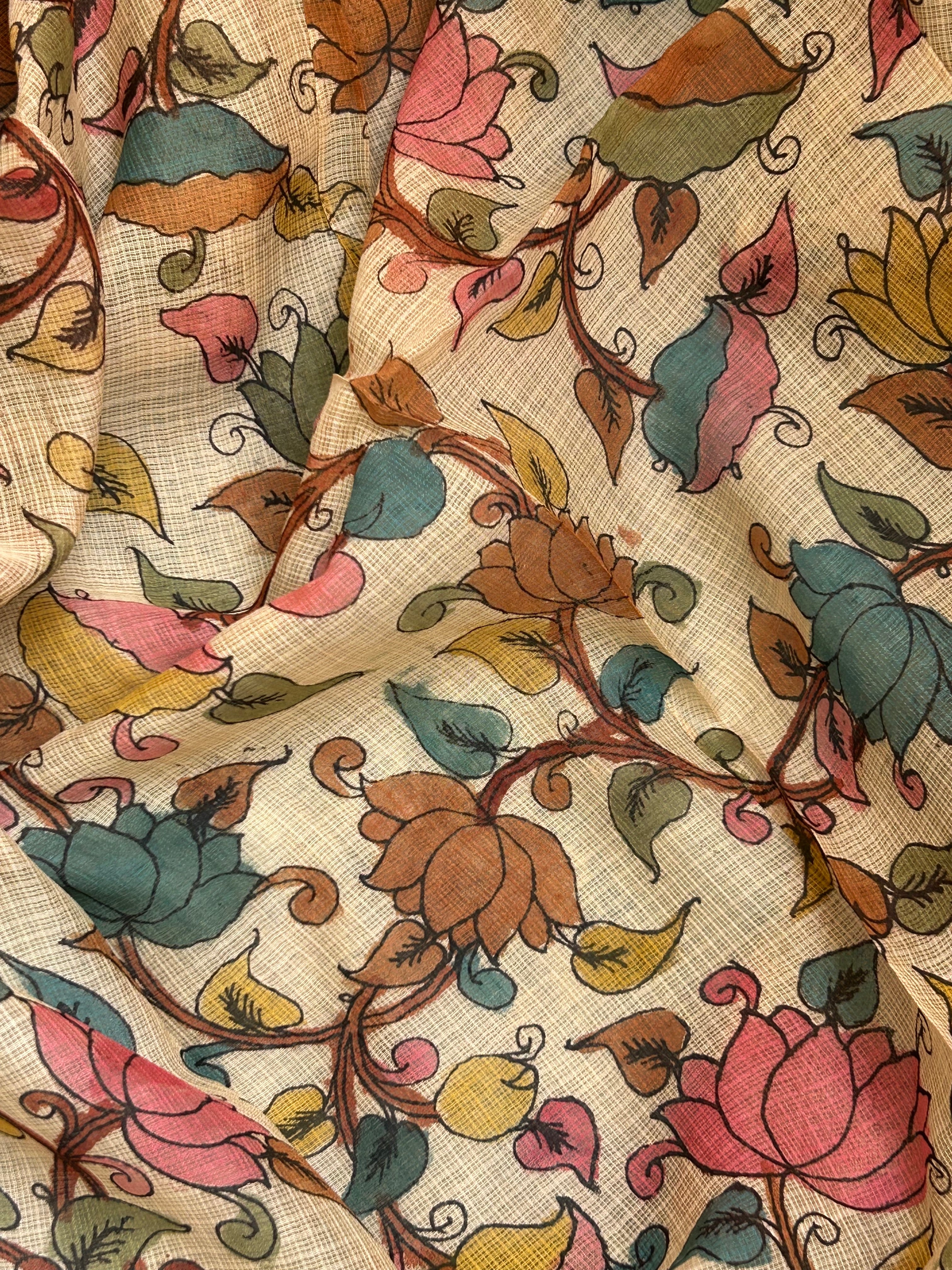 Handwoven Handpainted Kalamkari Set