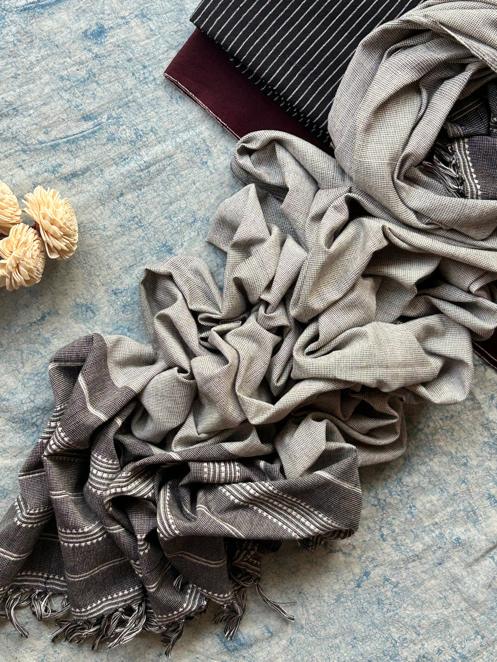 Taarangan - Handspun Handwoven Kotpad and Bhujodi Suit Set