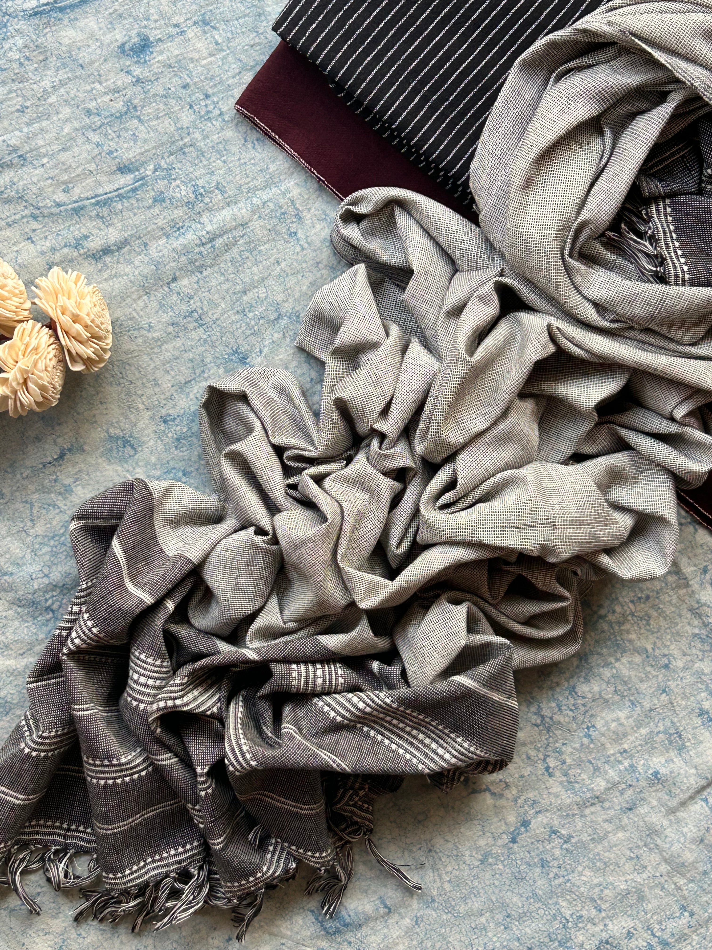 Taarangan - Handspun Handwoven Kotpad and Bhujodi Suit Set
