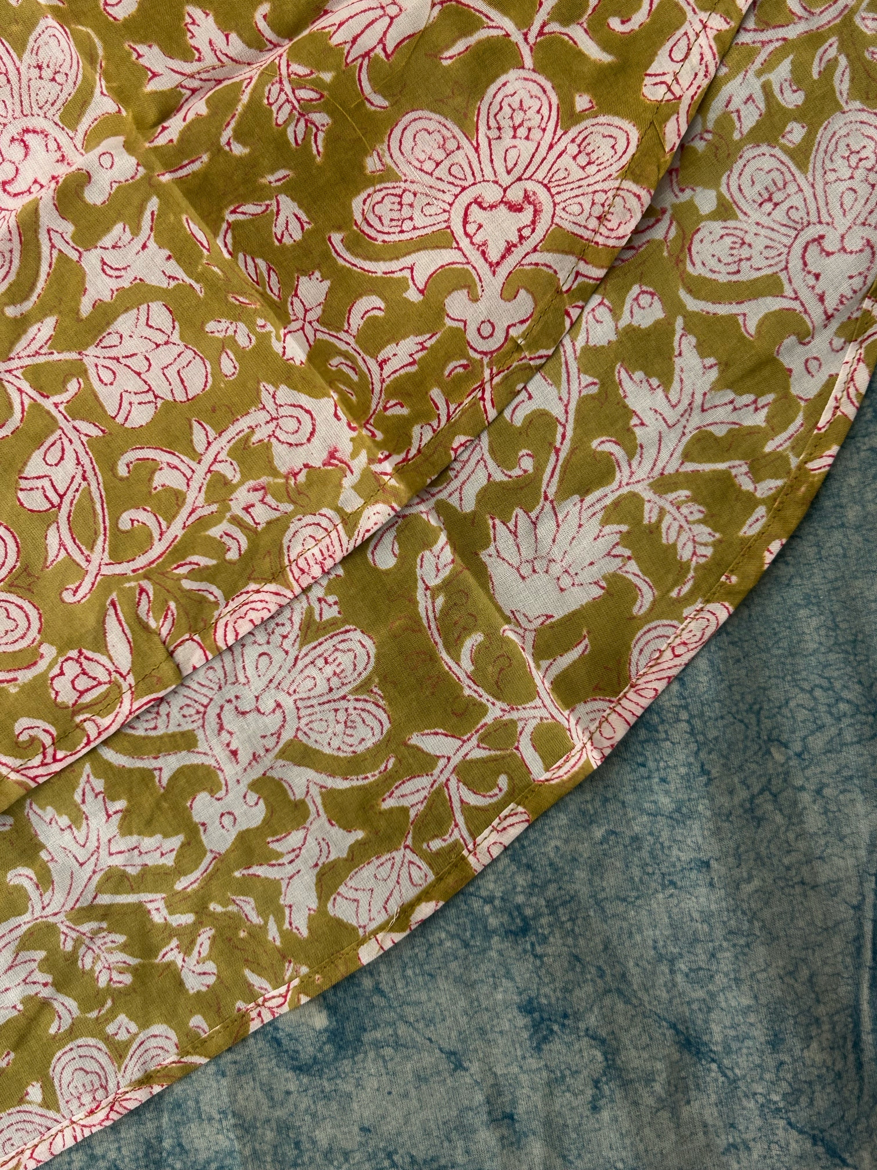 Handblock Cotton Kurta