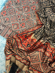 Natural Dyes Handblock Ajrakh Cotton Suit