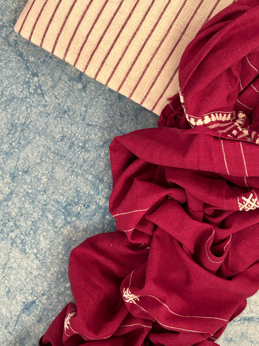 Handspun Handwoven Kotpad Kurta Dupatta Set