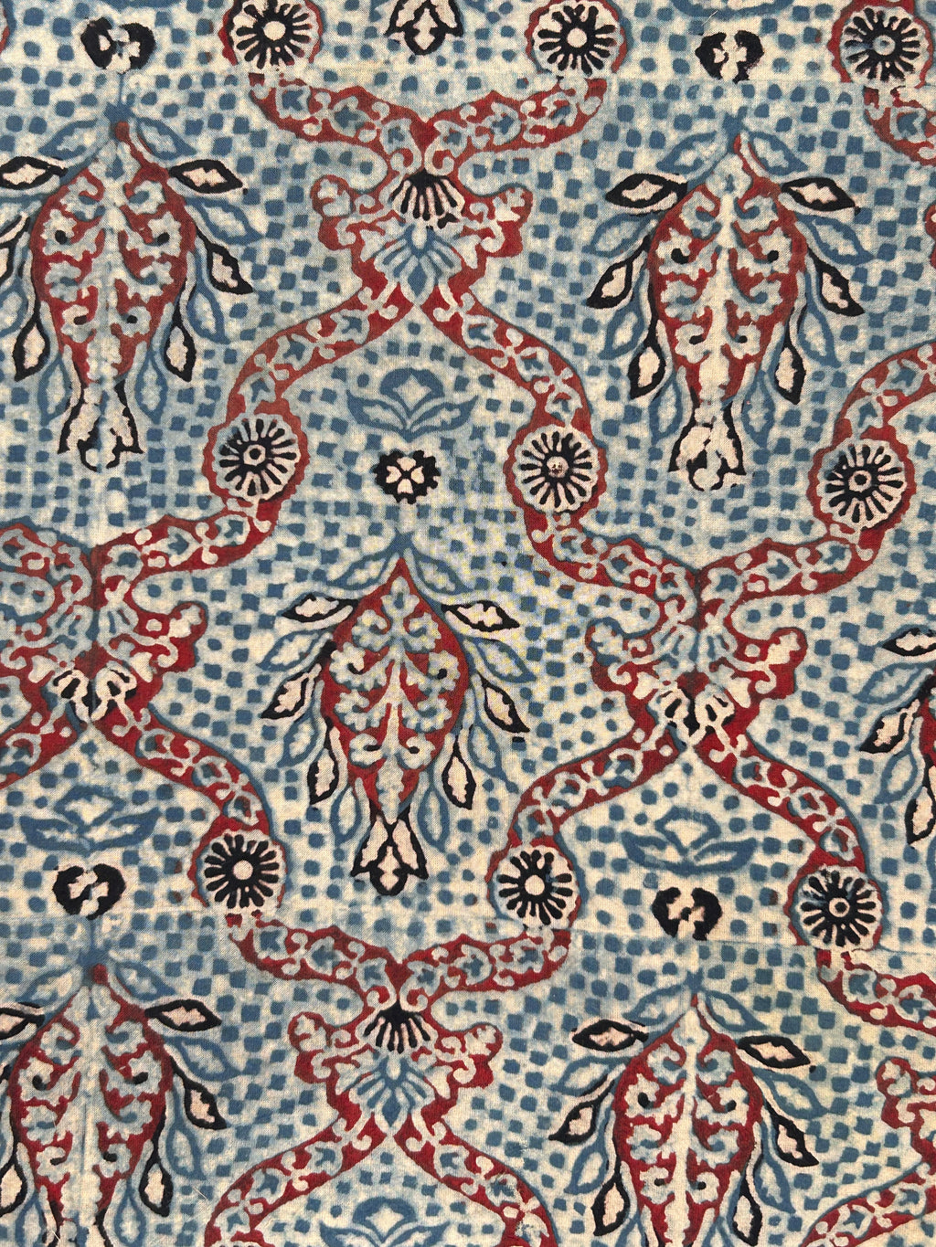 Natural Dyes Handblock Ajrakh Cotton Suit