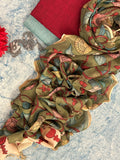 Handwoven Handpainted Kalamkari Set