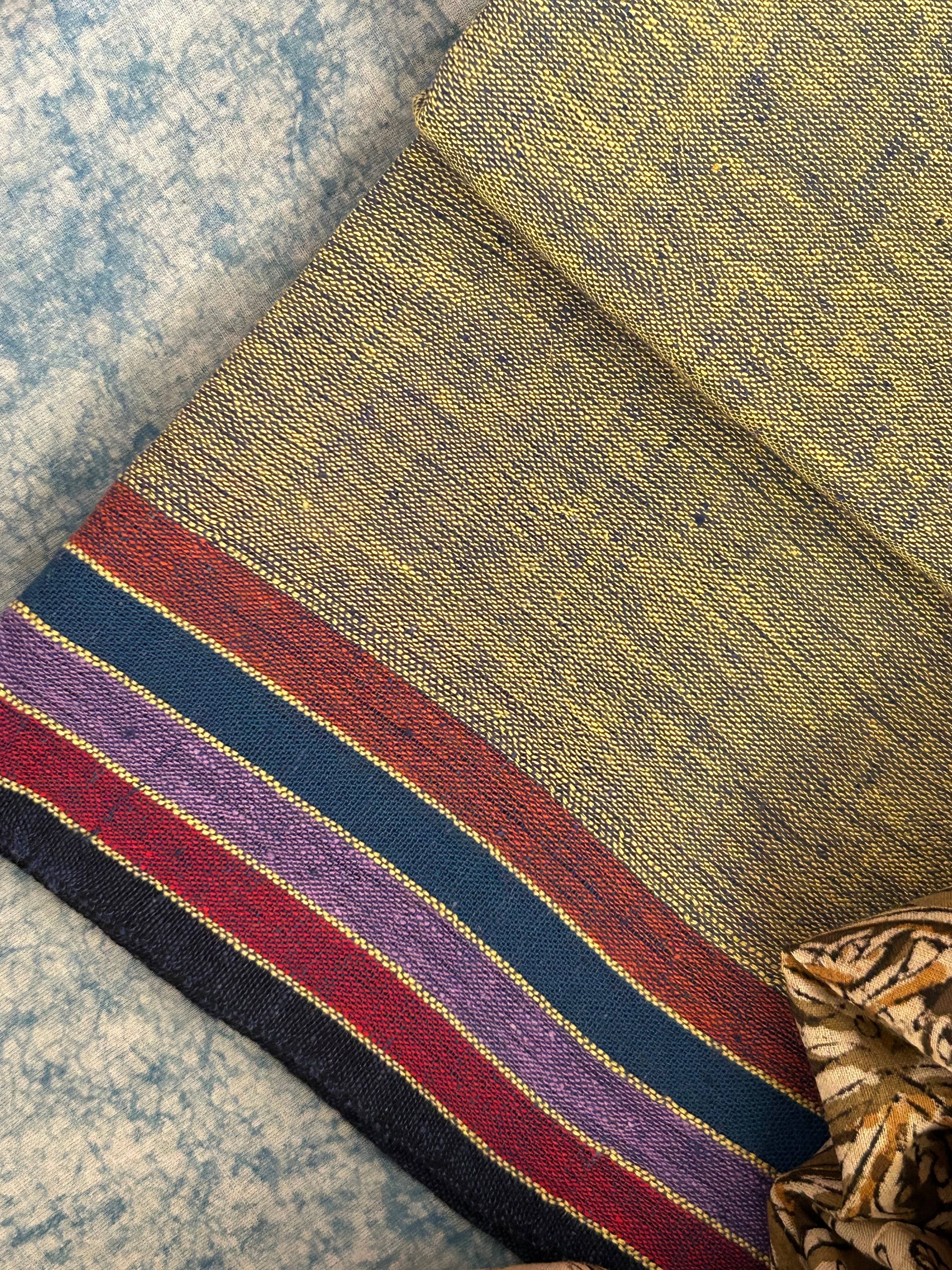 Handwoven Handcrafted Bhujodi Kala Cotton Kalamkari Kurta Dupatta Set