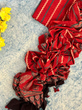 Natural Dyes Handcrafted Ajrakh Kurta Dupatta Set