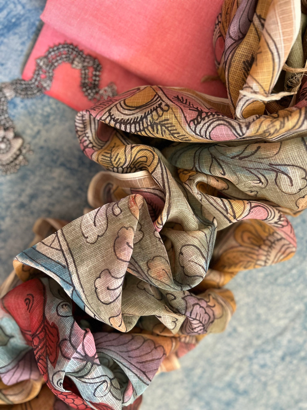 Handwoven Handcrafted Kalamkari Set