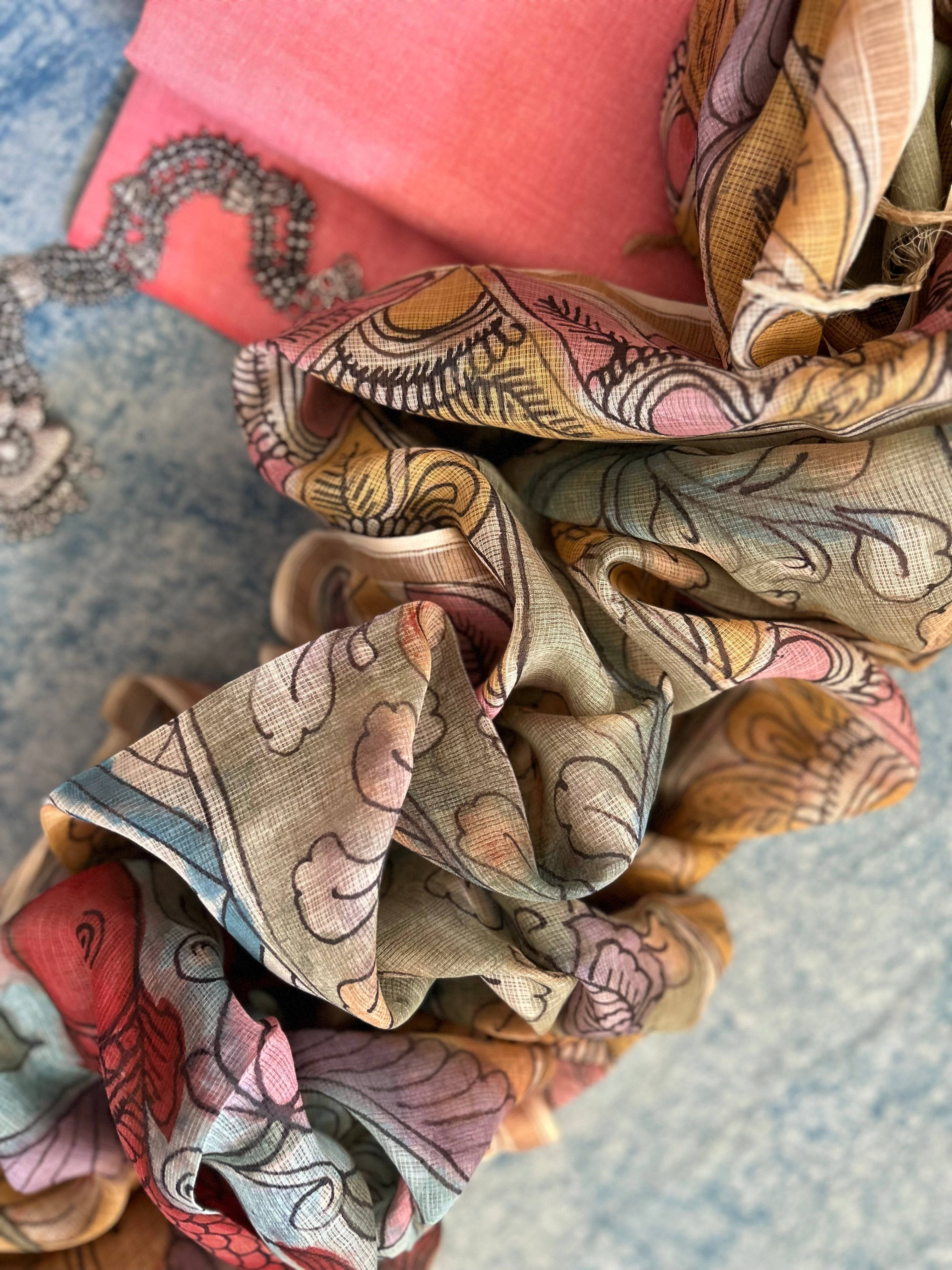 Handwoven Handcrafted Kalamkari Set