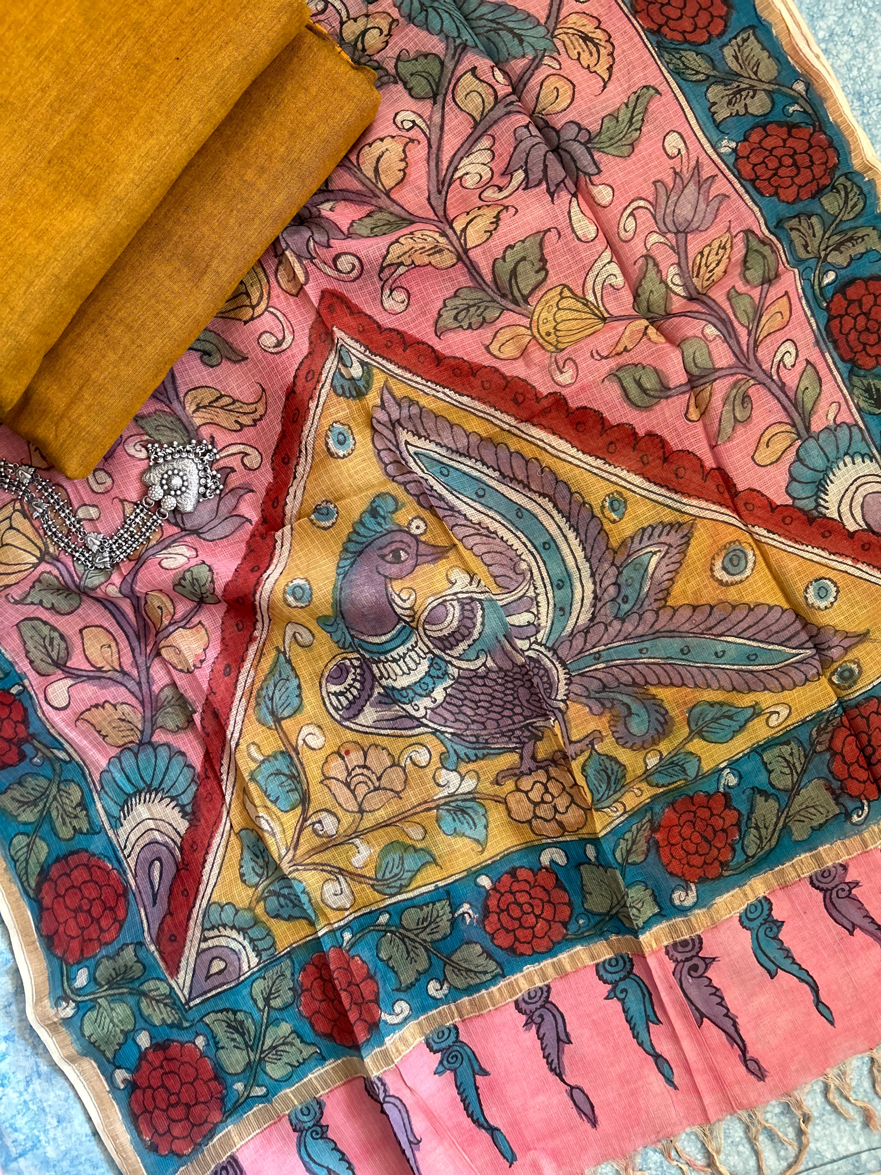 Handwoven Handcrafted Kalamkari Set