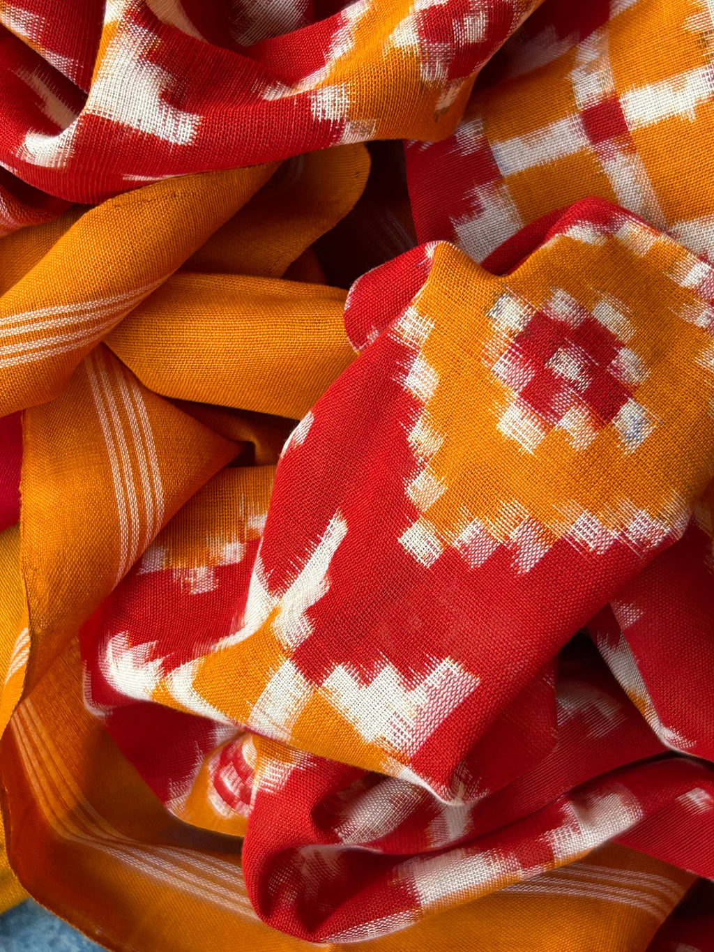 Sharvari - Handwoven Ikath Kurta Dupatta Set
