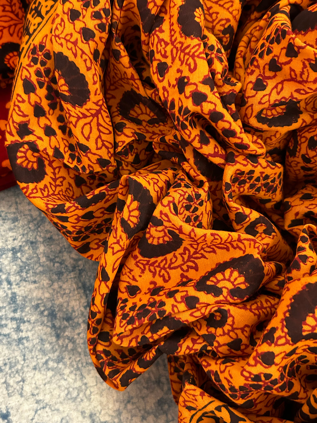 Natural Dyed Bagh Block Print Cotton Suit