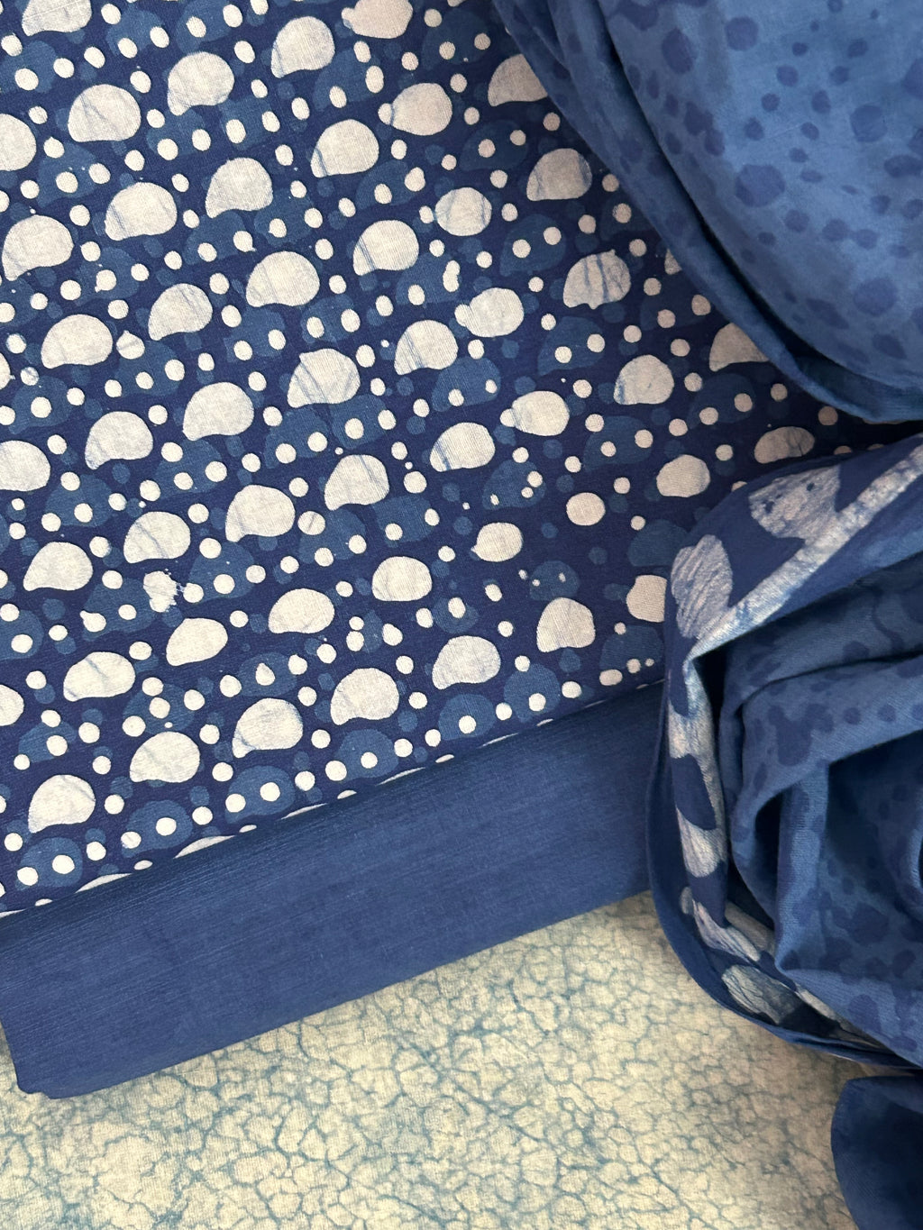 Handblock Batik Cotton Suit