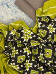 Handwoven Ikat Kurta Telia Dupatta Set