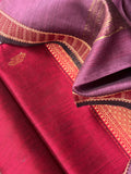 Handwoven Maheshwari Kurta Dupatta Set - Maroon & Mauve