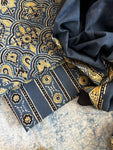 Natural Dyes Handblock Ajrakh Cotton Suit
