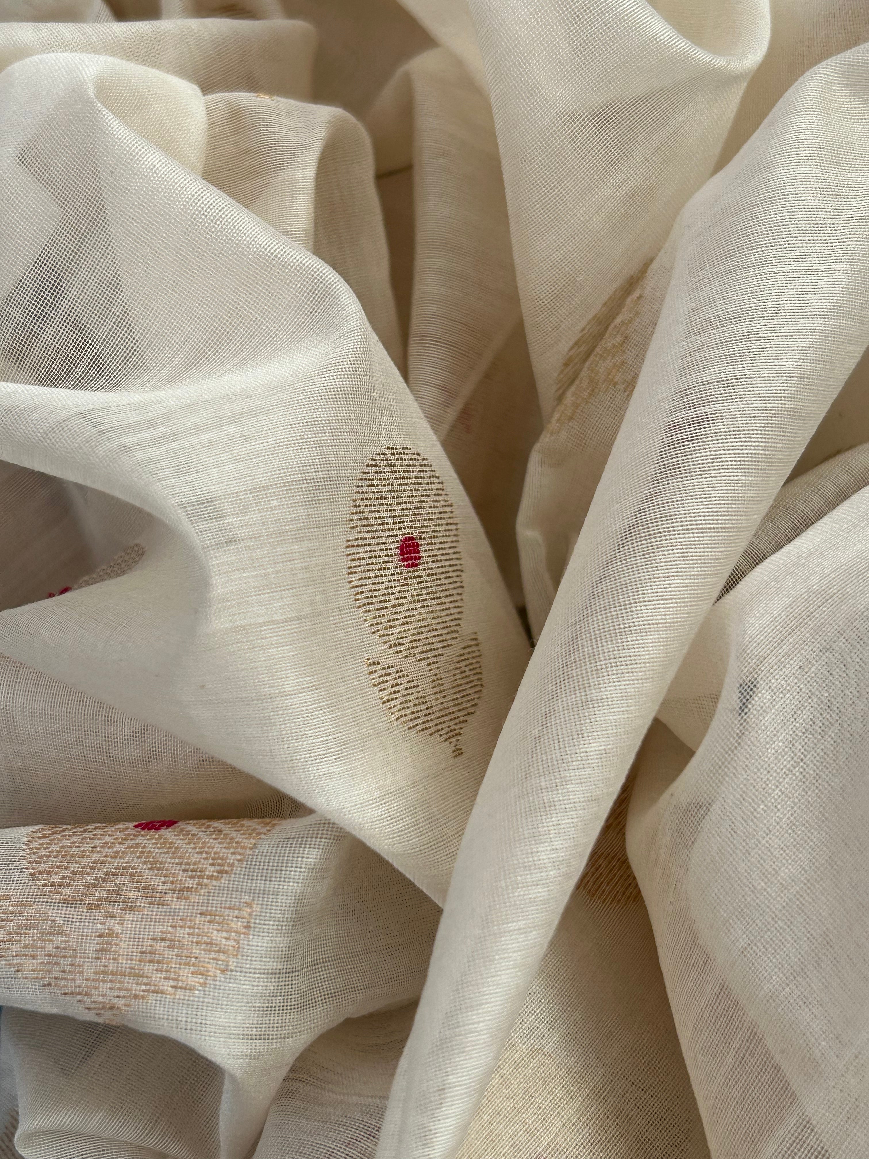 Handwoven Chanderi Kurta Dupatta Set