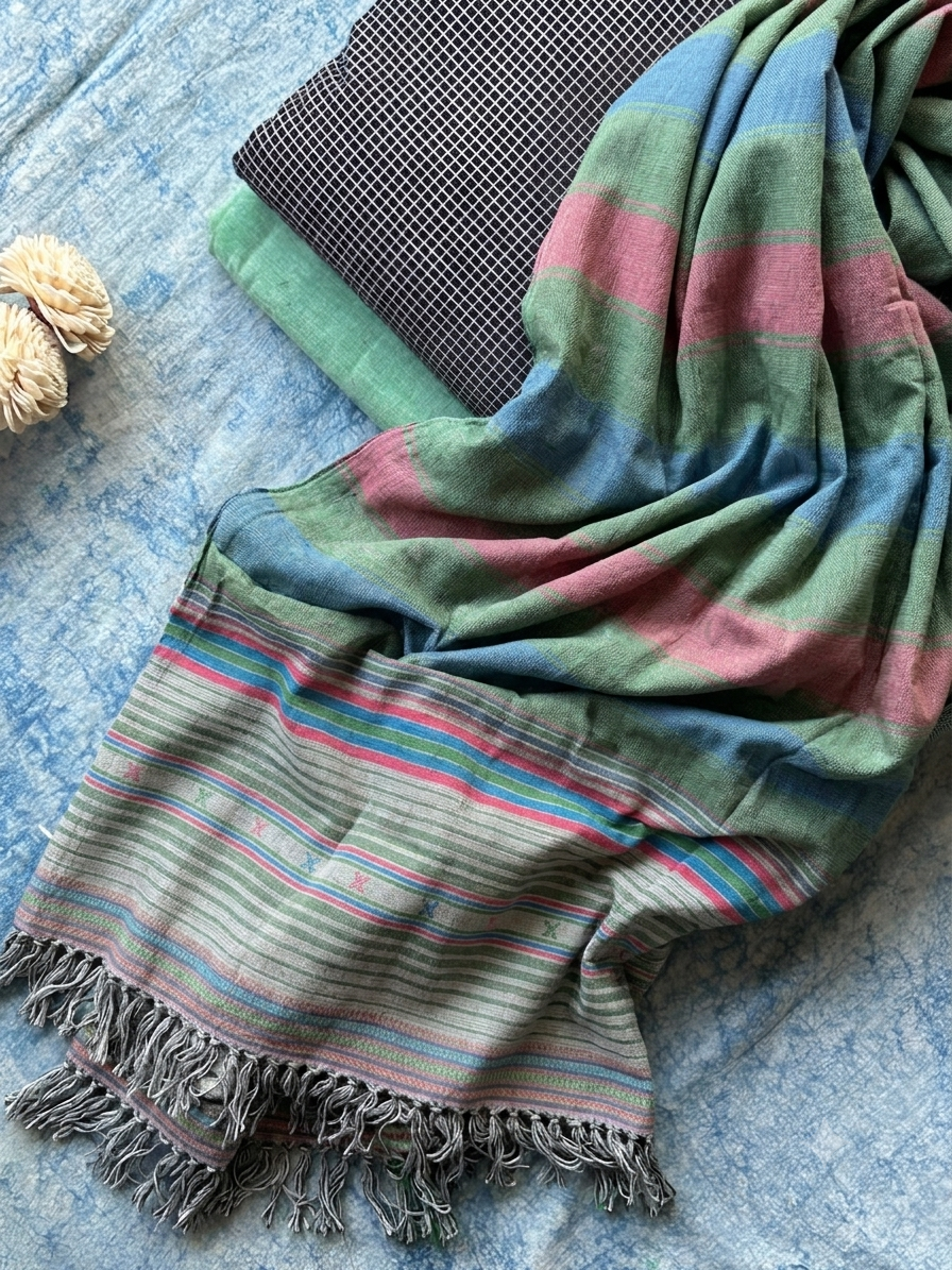 Sharvari - Handwoven Bhujodi Set