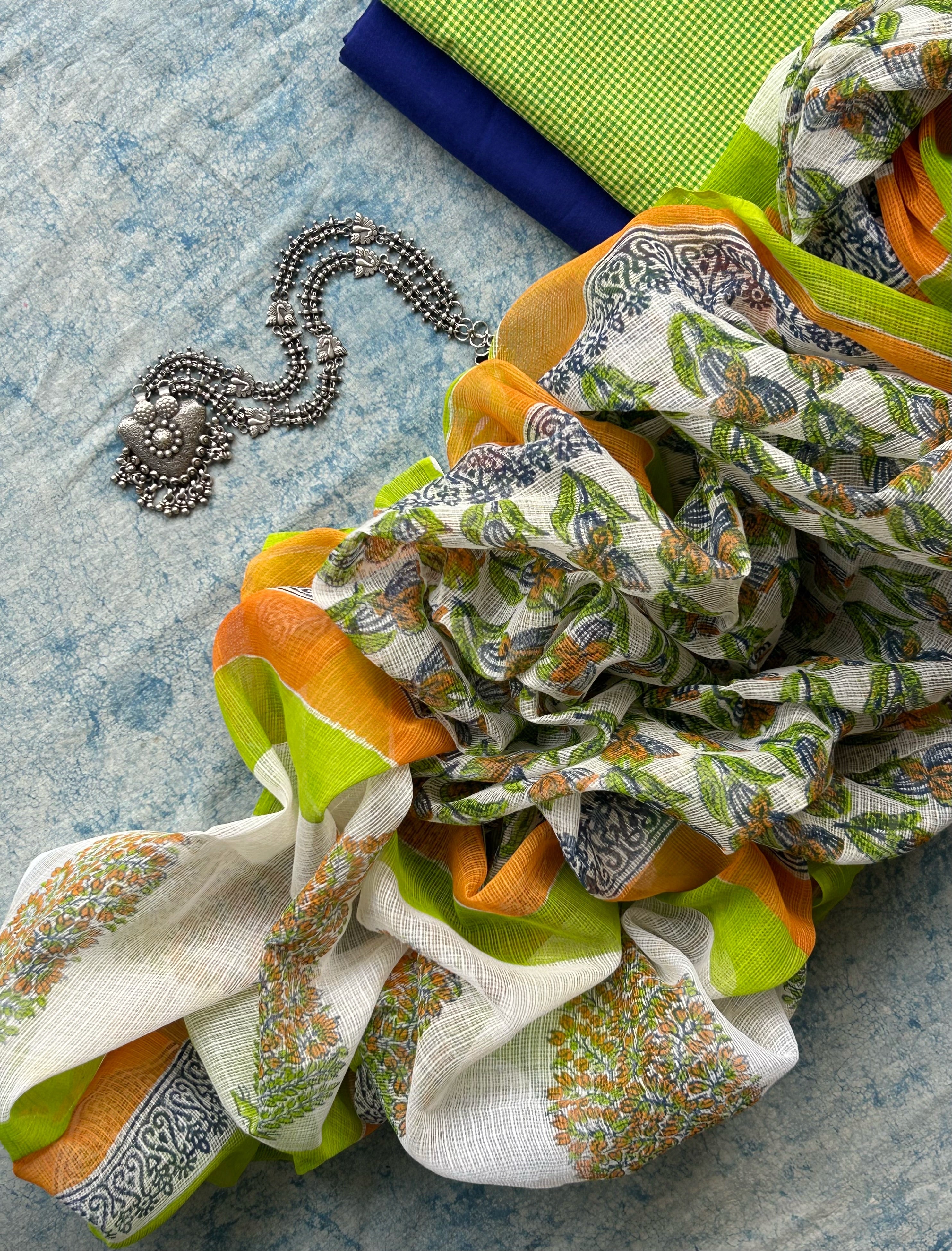 Rang - Handwoven Handblock Printed Set