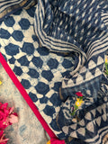 Handblock Handdone Embroidery Cotton Kota Suit