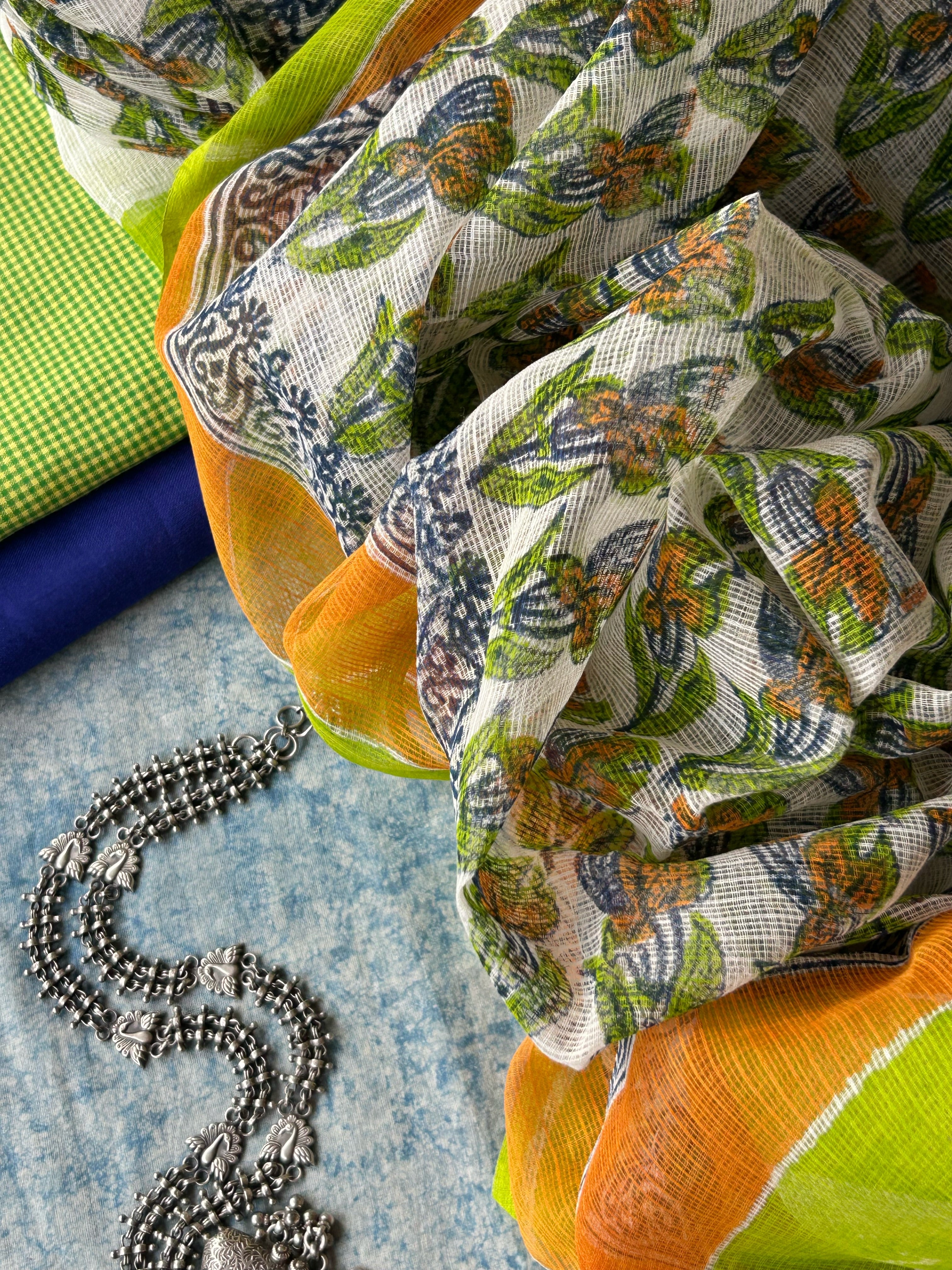 Rang - Handwoven Handblock Printed Set