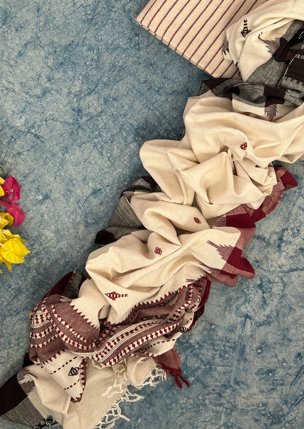 Handspun Handwoven Kotpad Kurta Dupatta Set  (to be shipped post 30 aug)