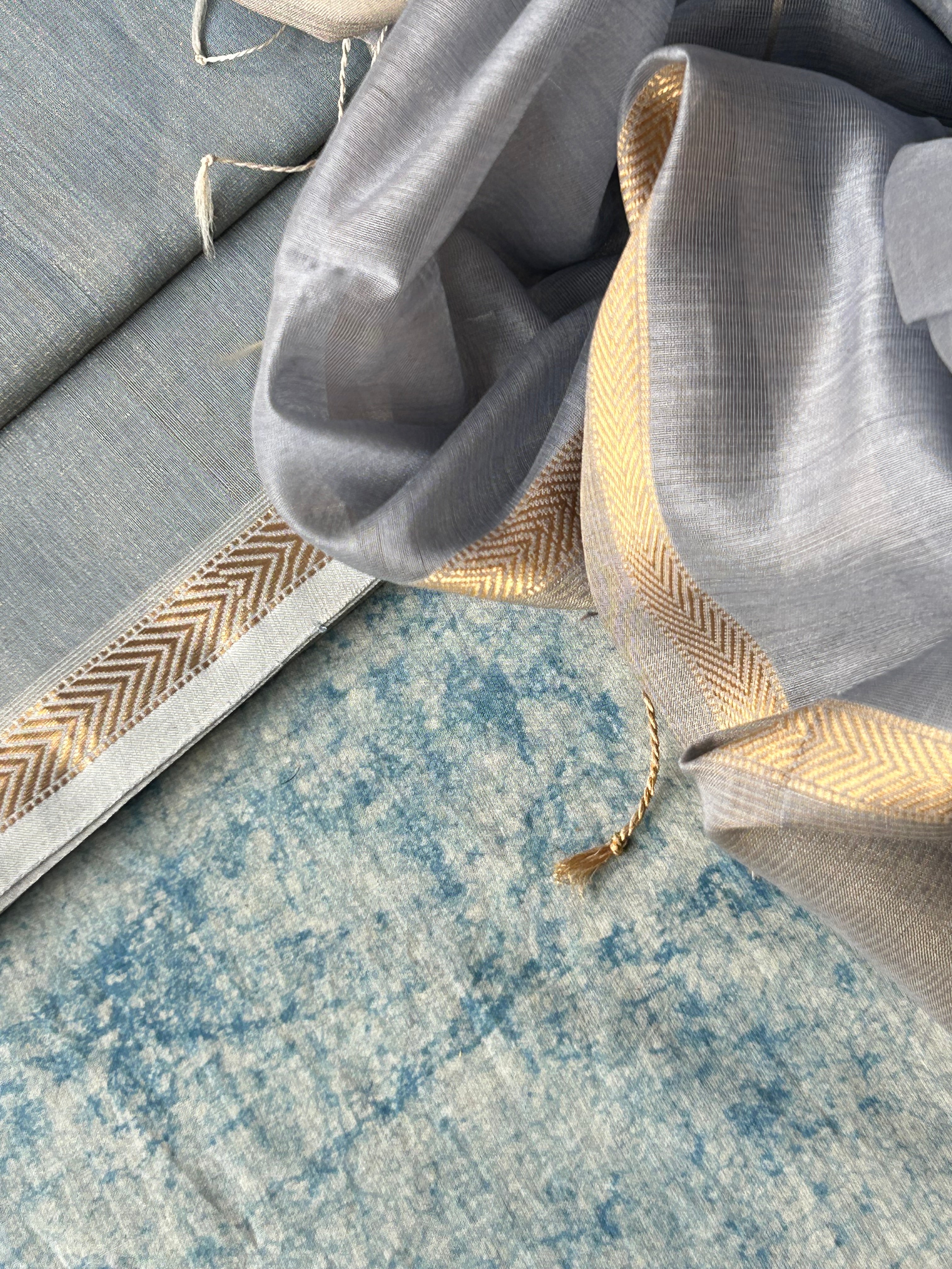 Kavya - Handwoven Maheshwari Kurta Dupatta Set