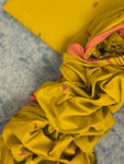 SurajMukhi  - Handwoven Bengal Jamdani Kurta Dupatta set