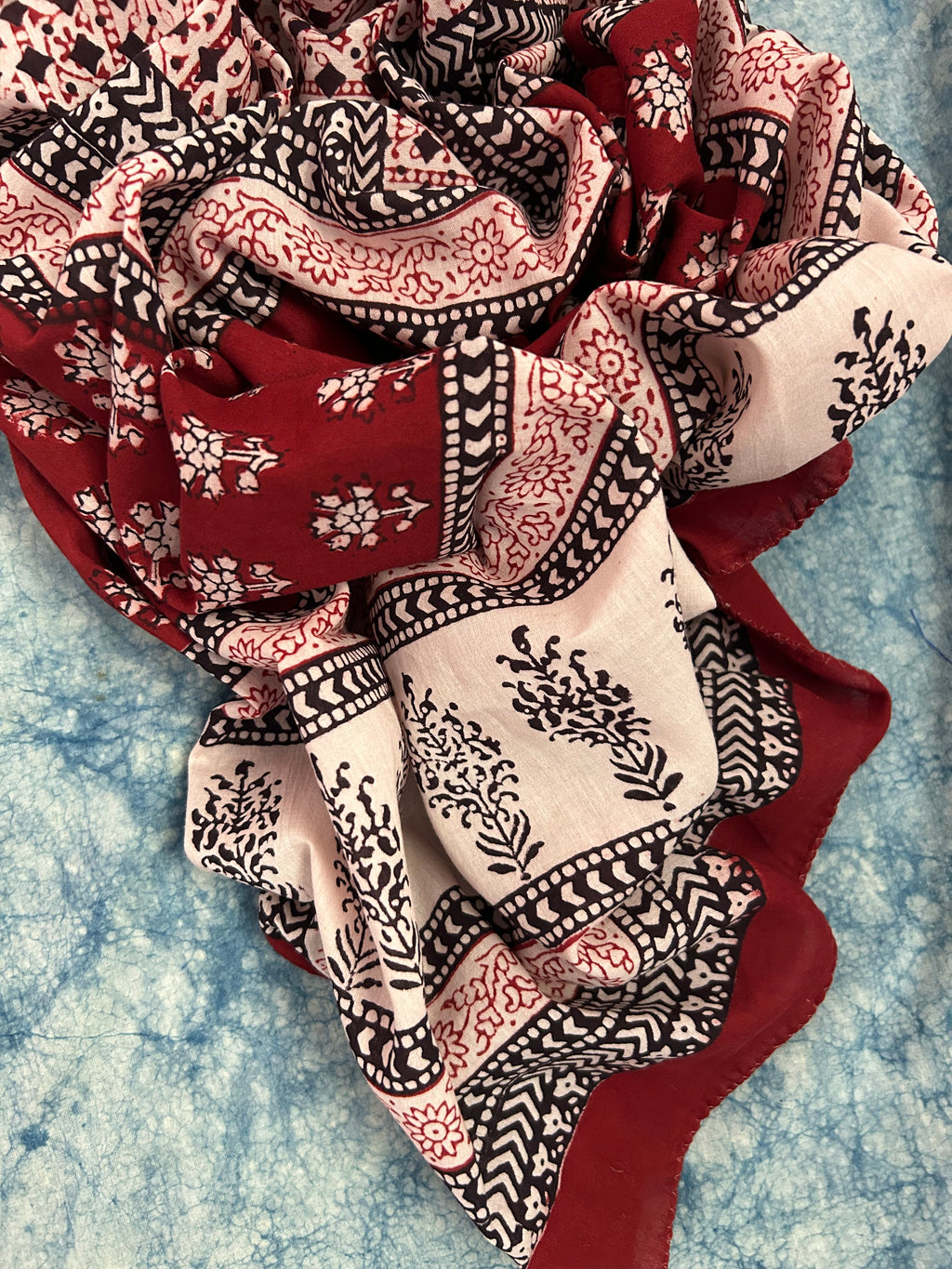 Natural Dyed Bagh Block Print Cotton Suit
