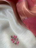Handwoven Chikankari Work Maheshwari Set