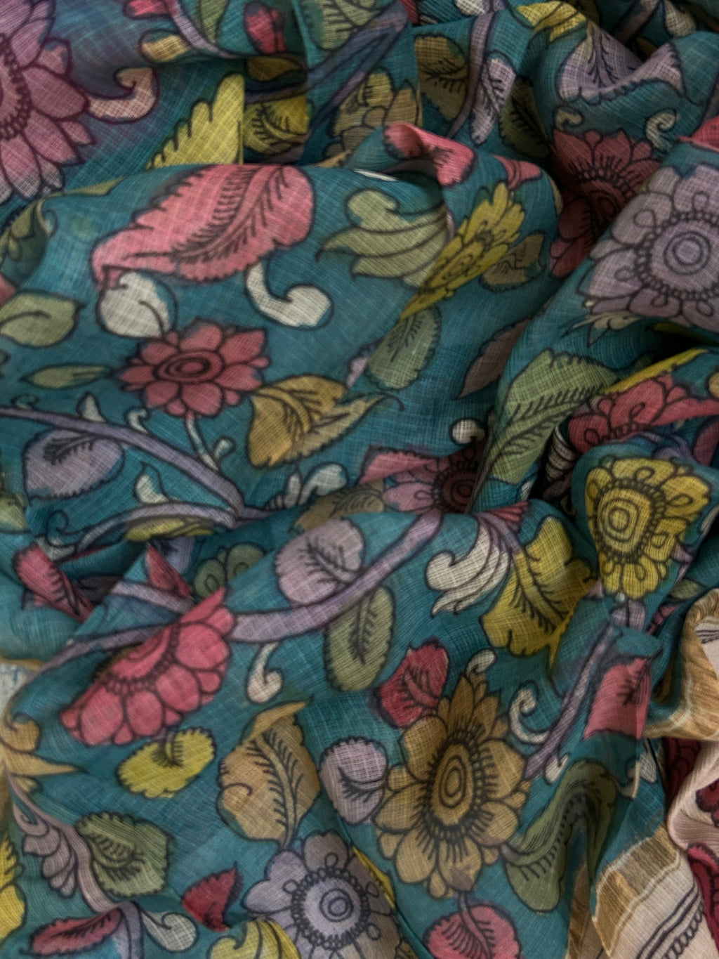 Handwoven Handpainted Kalamkari Set
