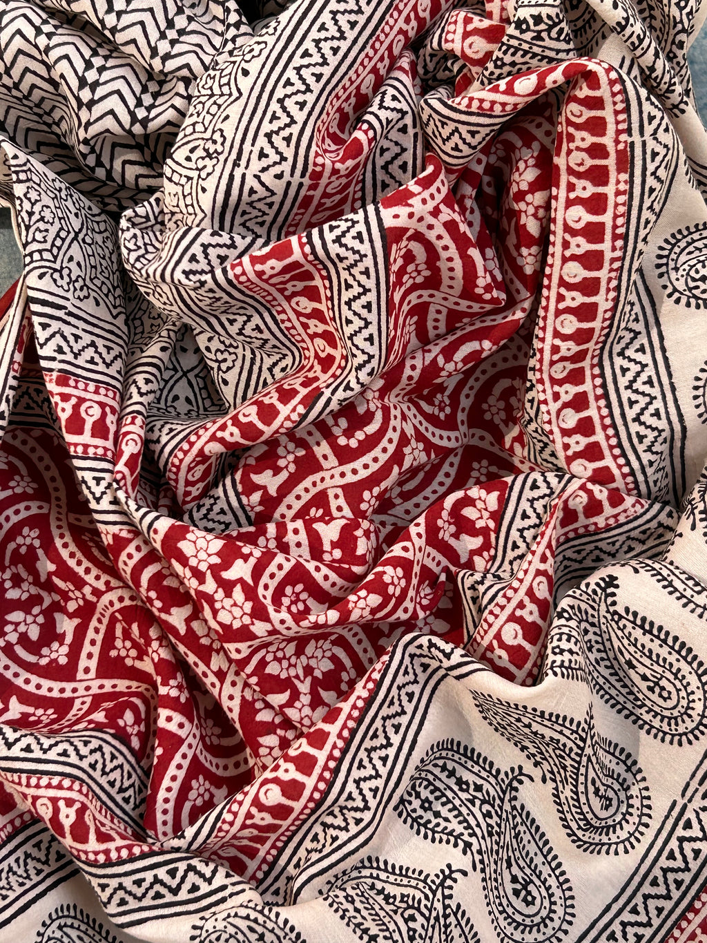 Natural Dyed Bagh Block Print Cotton Suit