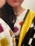 Handwoven Double Ikat Kurta Dupatta Set