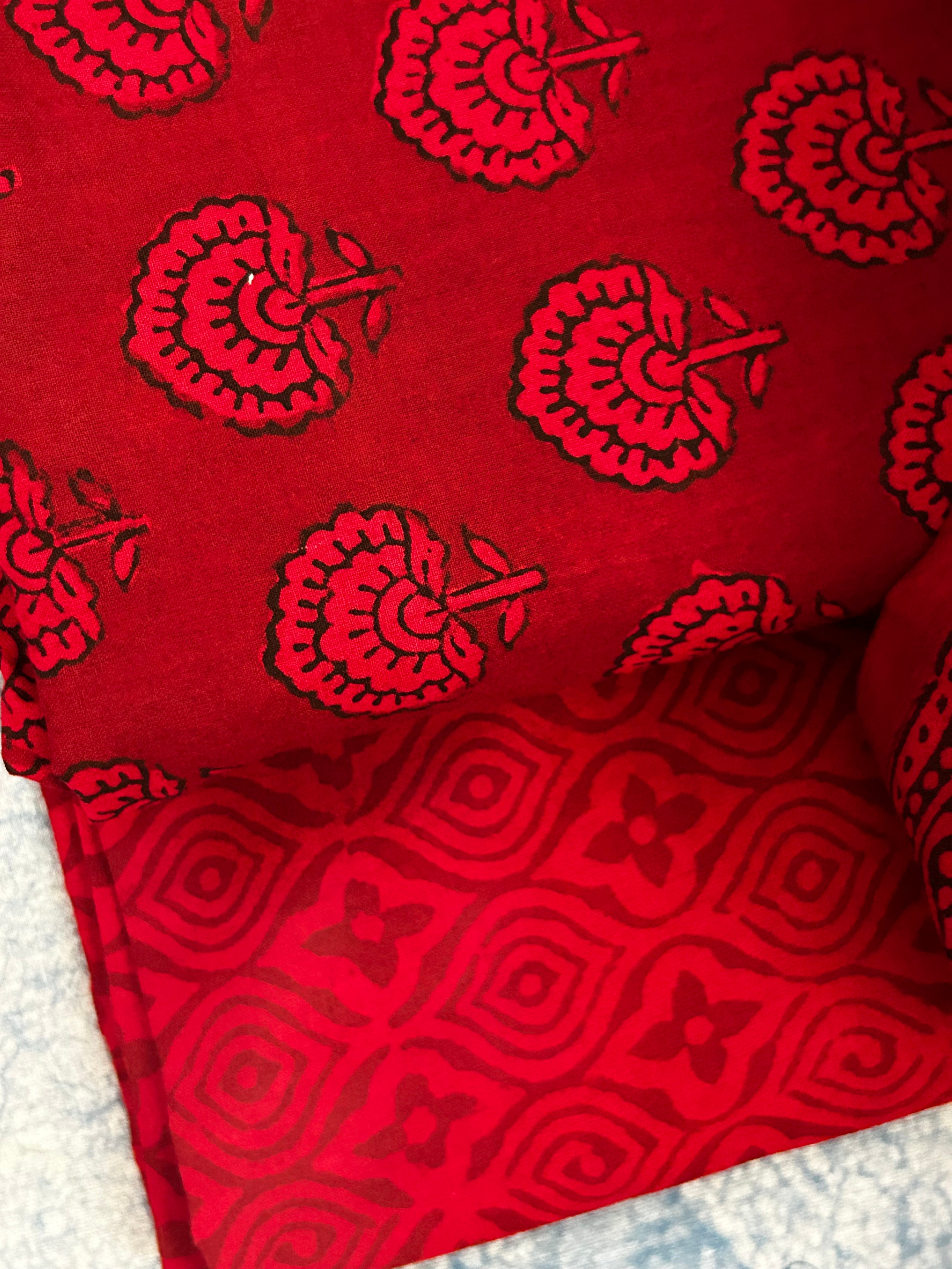 Natural Dyed Bagh Block Print Cotton Suit