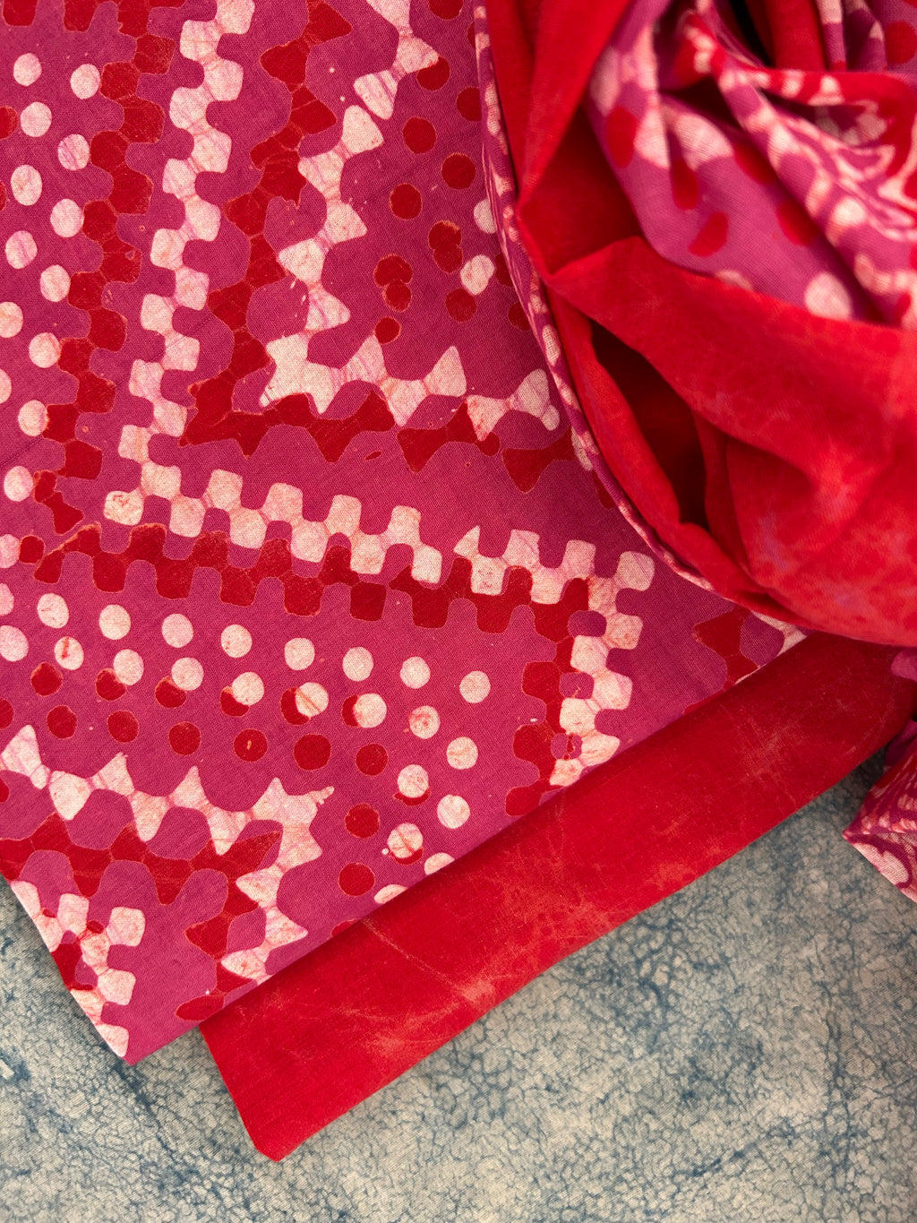 Handblock Batik Cotton Suit